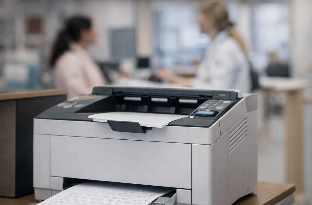 Emissionen von Drucksystemen im Gesundheitswesen